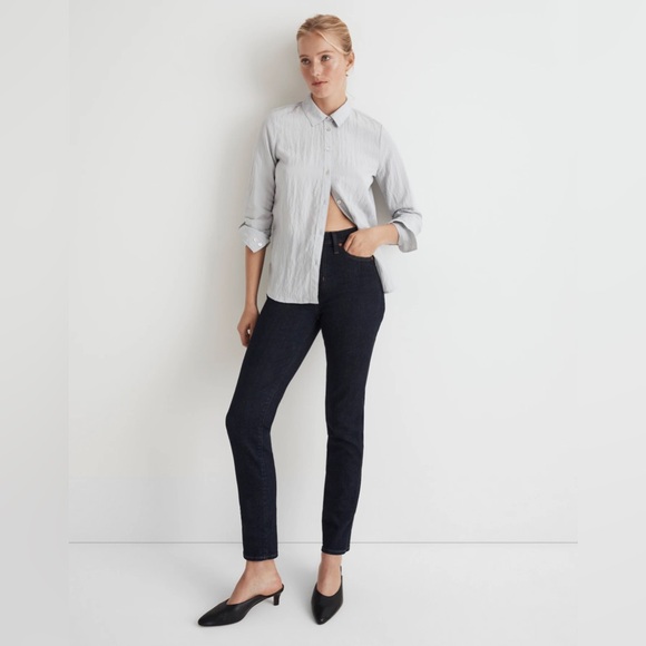 Madewell Denim - NWT Madewell Stovepipe Jeans - Black Rinse Wash - 25